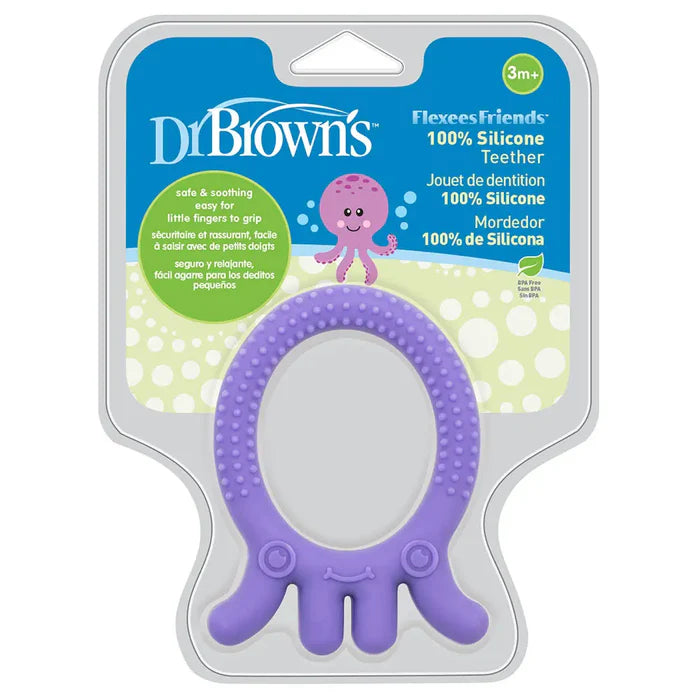 Dr.Browns Flexees Friends Octopus Teether (Purple) | Teethers Dr.Browns Flexees Friends Octopus Teether (Purple) | Teethers
