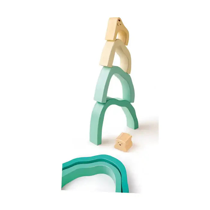 Hape - Arctic Polar Bear Stacking Blocks | Construct & Play Hape - Arctic Polar Bear Stacking Blocks | Construct & Play