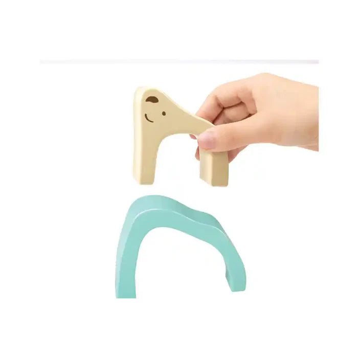 Hape - Arctic Polar Bear Stacking Blocks | Construct & Play Hape - Arctic Polar Bear Stacking Blocks | Construct & Play