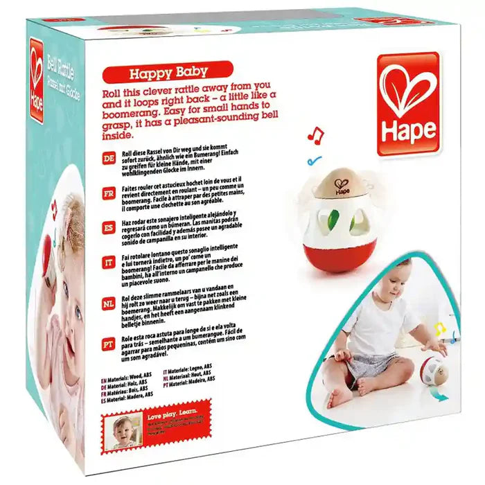 Hape - Bell Rattle | Baby Toys Hape - Bell Rattle | Baby Toys