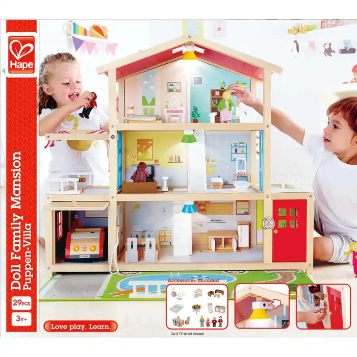 Hape - Doll Family Mansion | Dolls & Accessories Hape - Doll Family Mansion | Dolls & Accessories