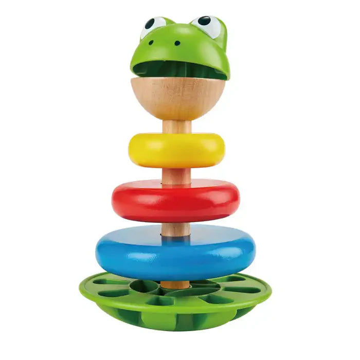 Hape - Mr. Frog Stacking Rings | Construct & Play Hape - Mr. Frog Stacking Rings | Construct & Play