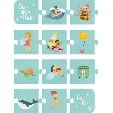 Hape - Ocean Friends Puzzle (78 X 20Cm)