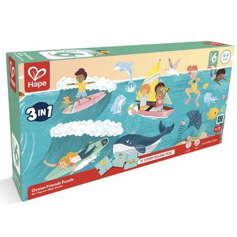 Hape - Ocean Friends Puzzle (78 X 20Cm)