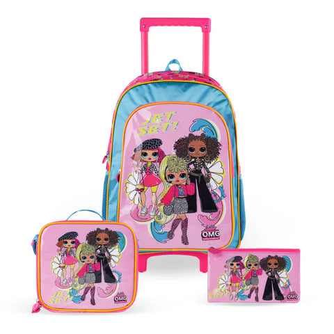 لول او ام جي جلام شورز 3 في 1 طقم صندوق ترولي 18 بوصة