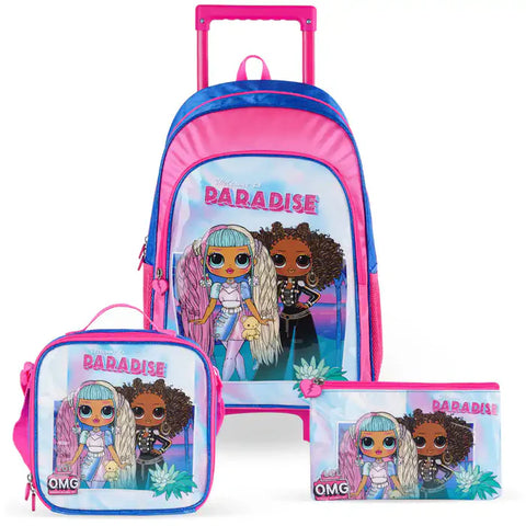 لول او ام جي مرحبا بكم في الجنة مجموعة صندوق العربة 3 في 1  مقاس 18 بوصة