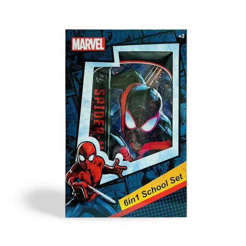 Marvel Spiderman Not Ordinary Hero 18" 6-In-1 Trolley Box Set