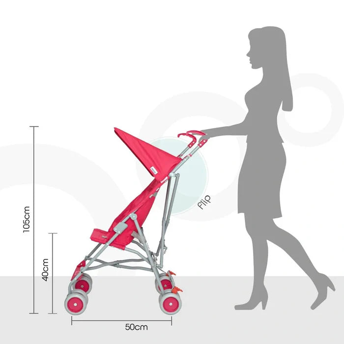 Moon - Jet-Light Weight/Compact Fold Buggy Stroller - Red | Strollers Moon - Jet-Light Weight/Compact Fold Buggy Stroller - Red | Strollers