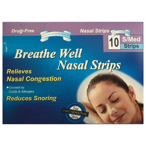 Buy Easy Breathing Large Nasal Strips 10 PC Online - Kulud Pharmacy