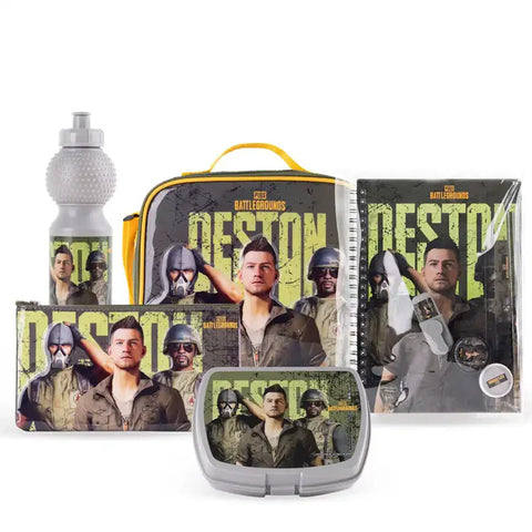 ببجي باتل جراوندز ديستون 6 في 1 طقم صندوق 18 بوصة