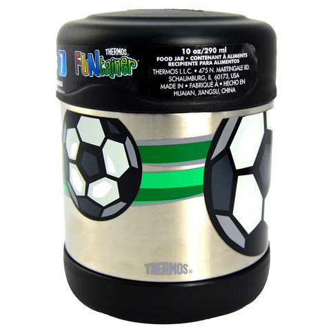 Thermos - Funtainer Stainless Steel Food Jar - Foot Ball (290 Ml)