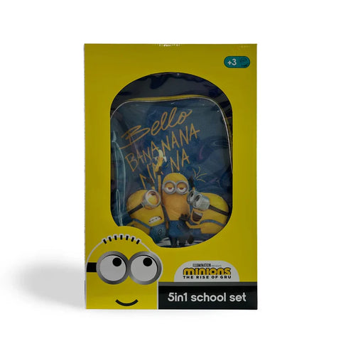 Universal Minions Banana 18" 5-In-1 Trolley Box Set