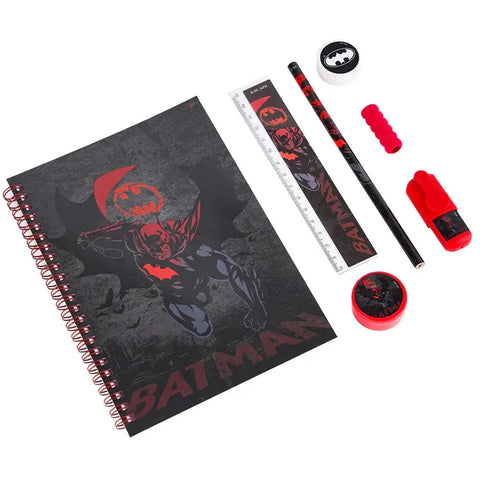 وارنر براذرز باتمان دارك هيرو 6 في 1 طقم صندوق 16 بوصة