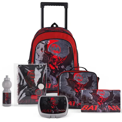 وارنر براذرز باتمان دارك هيرو 6 في 1 طقم صندوق 16 بوصة