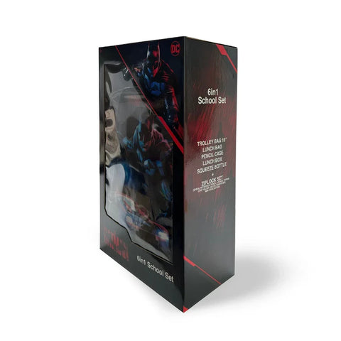 وارنر براذرز باتمان ذا هيرو 18 بوصة 6 في 1 مجموعة صندوق العربة