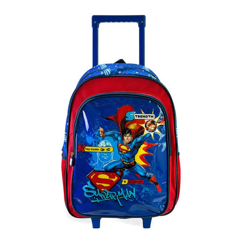 وارنر براذرز سوبرمان سوبر سترونج 18 بوصة 5 في 1 مجموعة صندوق ترولي