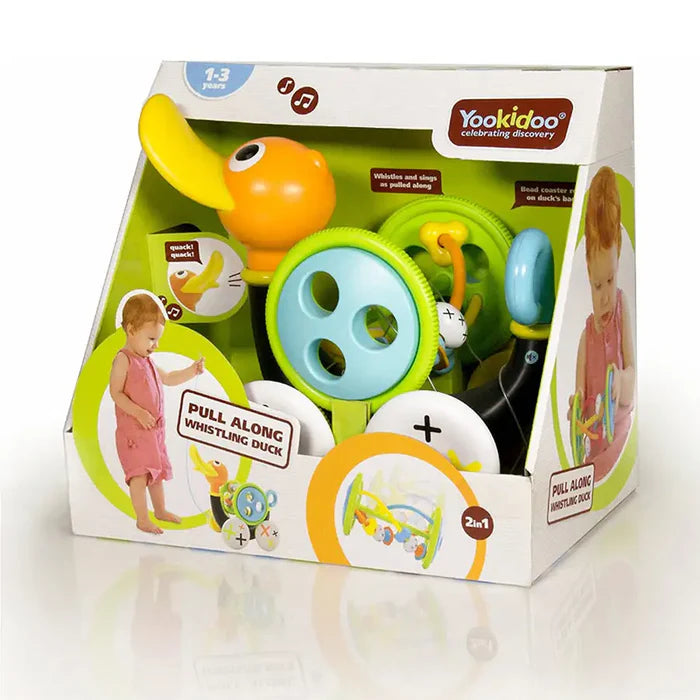 Yookidoo - Pull Along Whistling Duck | Baby Toys Yookidoo - Pull Along Whistling Duck | Baby Toys