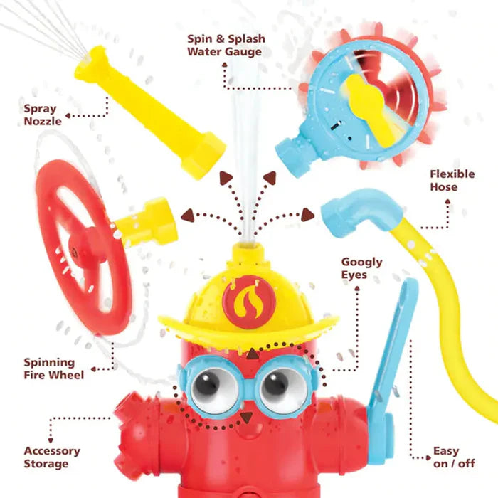 Yookidoo - Ready Freddy Spray 'N' Sprinkle | Learning & Activity Bath Toys Yookidoo - Ready Freddy Spray 'N' Sprinkle | Learning & Activity Bath Toys