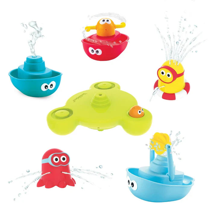 Yookidoo - Stack 'N' Spray Tub Fountain | Learning & Activity Bath Toys Yookidoo - Stack 'N' Spray Tub Fountain | Learning & Activity Bath Toys