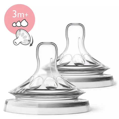 Philips Avent Natural 2.0 Feeding Teats Variable 2pcs - SCF045/27-plastic