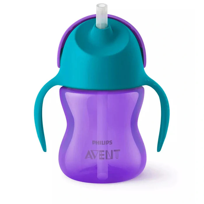Philips Avent Bendy Straw Cup 9m+ 1pc - SCF796/00 (Purple)-plastic | Bottles & Nipples Philips Avent Bendy Straw Cup 9m+ 1pc - SCF796/00 (Purple)-plastic | Bottles & Nipples