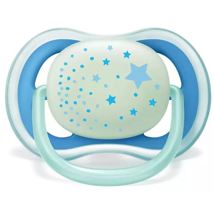 Philips Avent Silicone Ultra Air Night Soother (6-18m) Boy 2pcs - SCF376/21 | Pacifiers Philips Avent Silicone Ultra Air Night Soother (6-18m) Boy 2pcs - SCF376/21 | Pacifiers