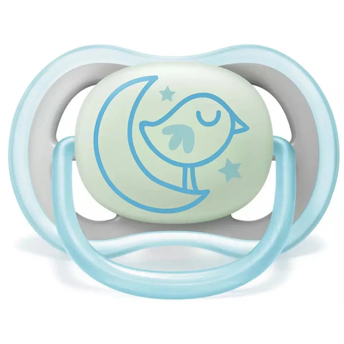 Philips Avent Silicone Ultra Air Night Soother (6-18m) Boy 2pcs - SCF376/21 | Pacifiers Philips Avent Silicone Ultra Air Night Soother (6-18m) Boy 2pcs - SCF376/21 | Pacifiers