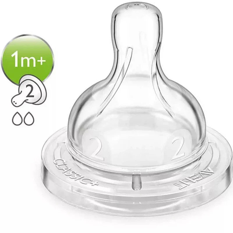Philips Avent Silicone Teats Airflex 2 Hole 2pcs - SCF632/27-plastic | Bottles & Nipples Philips Avent Silicone Teats Airflex 2 Hole 2pcs - SCF632/27-plastic | Bottles & Nipples