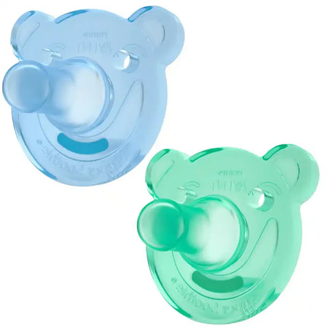 Philips Avent Soothie Silicone 3m+ Boy (Pack of 2) - SCF194/04