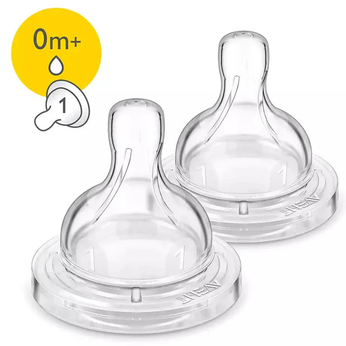 Philips Avent Silicone Teats Airflex 1 Hole 2pcs - SCF631/27-plastic | Bottles & Nipples Philips Avent Silicone Teats Airflex 1 Hole 2pcs - SCF631/27-plastic | Bottles & Nipples