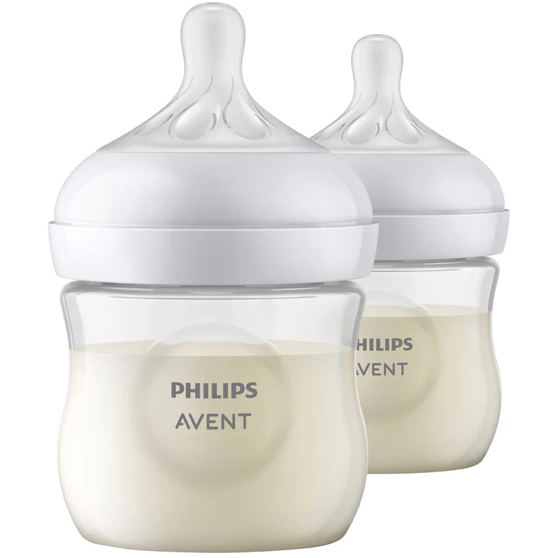Philips Avent Natural 3.0 Feeding Bottle 125ml (Pack of 2) - SCY900/02-plastic | Bottles & Nipples Philips Avent Natural 3.0 Feeding Bottle 125ml (Pack of 2) - SCY900/02-plastic | Bottles & Nipples