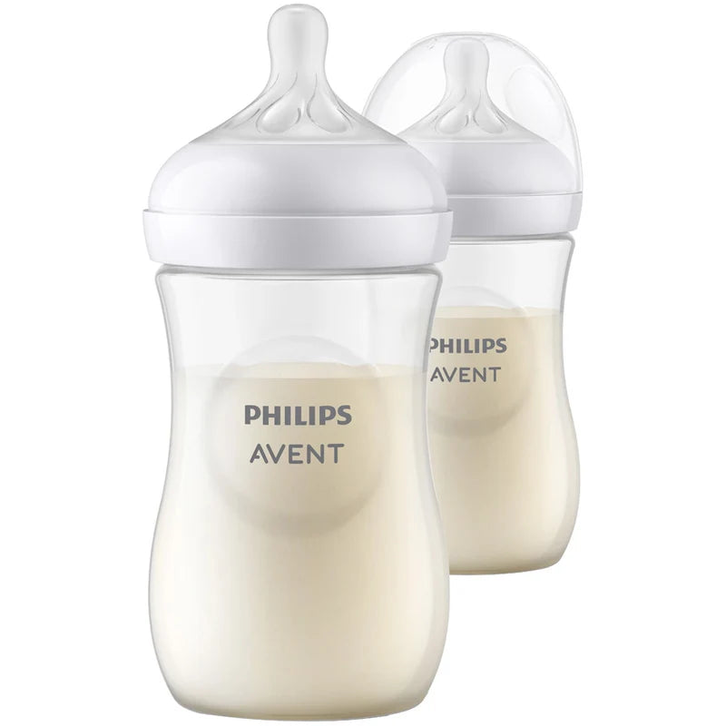 Philips Avent Natural 3.0 Feeding Bottle 260ml (Pack of 2) - SCY903/02-plastic | Bottles & Nipples Philips Avent Natural 3.0 Feeding Bottle 260ml (Pack of 2) - SCY903/02-plastic | Bottles & Nipples