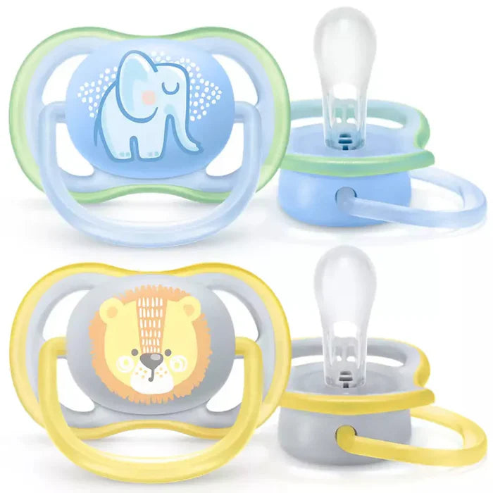 Philips Avent Ultra Air Freeflow Soother Deco 0-6m 2pcs Assorted - SCF085/05 (Blue) | Pacifiers Philips Avent Ultra Air Freeflow Soother Deco 0-6m 2pcs Assorted - SCF085/05 (Blue) | Pacifiers
