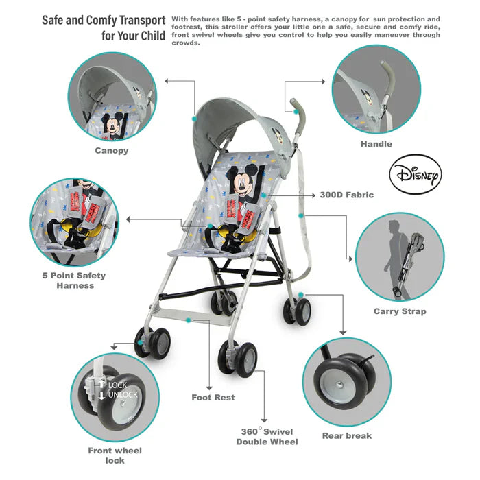 Disney Buggy Stroller - Mickey | Strollers Disney Buggy Stroller - Mickey | Strollers