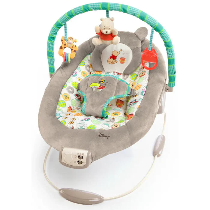 Bright Starts Winnie The Pooh Dots & Hunny Pots Bouncer | Rockers & Swings Bright Starts Winnie The Pooh Dots & Hunny Pots Bouncer | Rockers & Swings