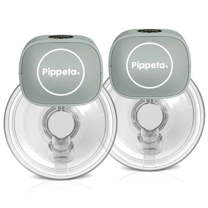 Pippeta Led Wearable Hands Free Breast Pump Sea Salt (Pack Of 2) | Breast Pumps Pippeta Led Wearable Hands Free Breast Pump Sea Salt (Pack Of 2) | Breast Pumps