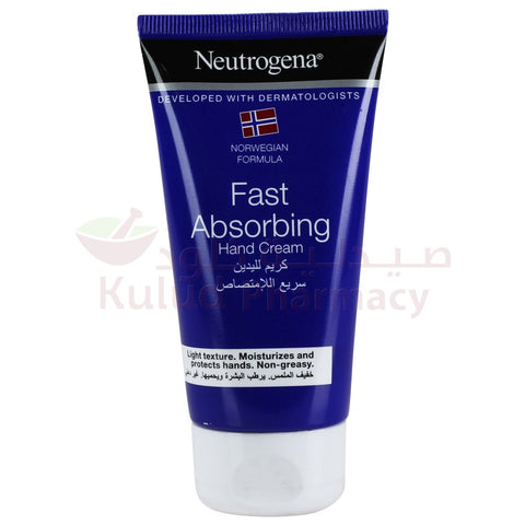 Buy Neutrogena Fast Absorbing Hand Cream 75 ML Online - Kulud Pharmacy