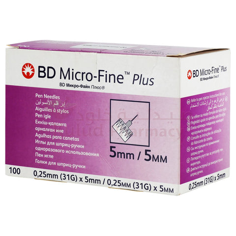 Buy Bd Microfine Plus Pen Needle Needle 100 PC Online - Kulud Pharmacy