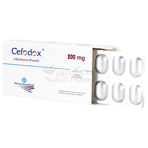 Buy Cefodox Tablet 200 Mg 10 PC Online - Kulud Pharmacy