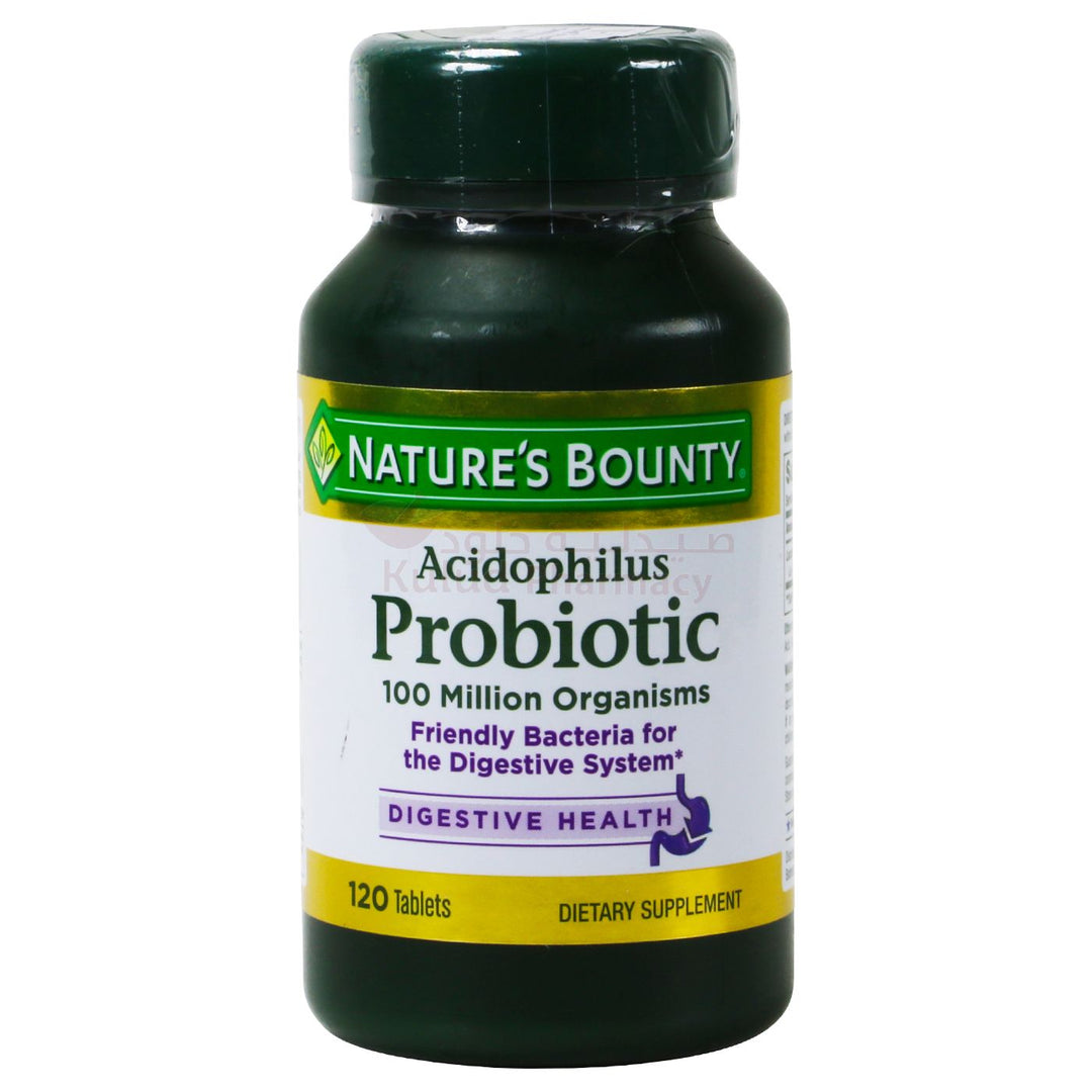 Natures Bounty Acidophilus Probiotic Hard Capsule 120 PC | Kulud Pharmacy