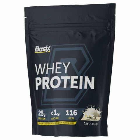 Basix Whey Protein 1 Lb Vanilla Whip Flavor