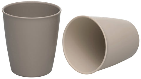 Nip Stackable & Eco-Friendly Drinking Beaker Pack of 2 (Grey)