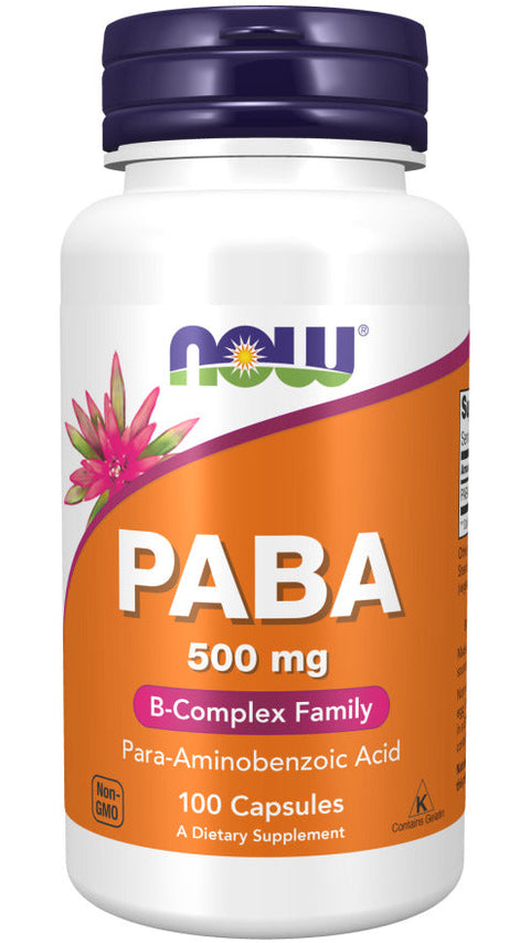 Now Paba 500 Mg 100 Capsules