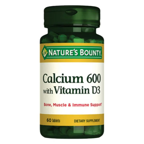 Buy Nature'S Bounty Calcium 600+Vit D3 Tab 60'S 60TAB Online - Kulud Pharmacy