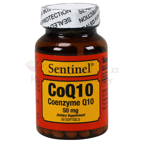 Sentinel Coenzyme Q10 Capsule 50Mg 50 CAP