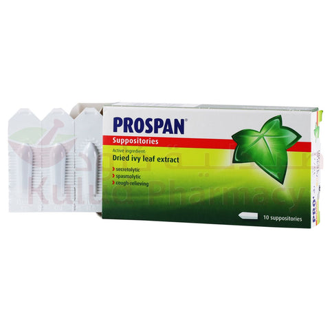 Prospan Plastic File Prospan Rectal Suppository 10 PC | Kulud Pharmacy