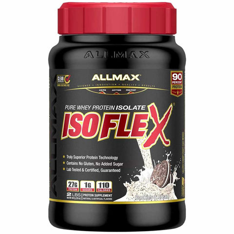 Allmax Isoflex Whey Protein Isolate, Cookies & Cream  2 Lb