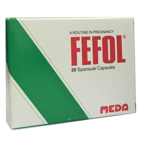 Buy Fefol Soft Gelattin Capsule 30 PC Online - Kulud Pharmacy