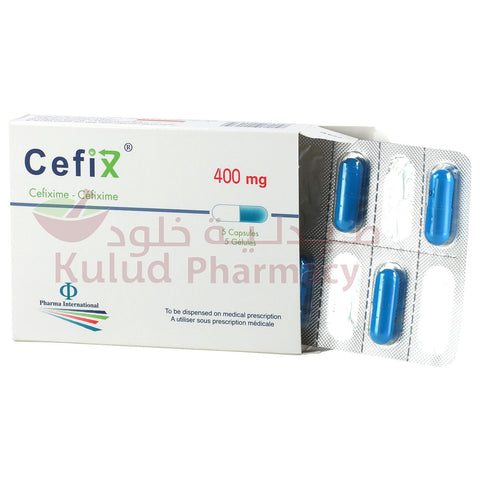 Buy Cefix 400Mg Cap 5'S 5TAB Online - Kulud Pharmacy