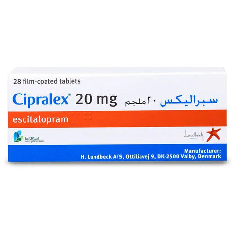 Buy Cipralex Tablet 20Mg 28 PC Online - Kulud Pharmacy
